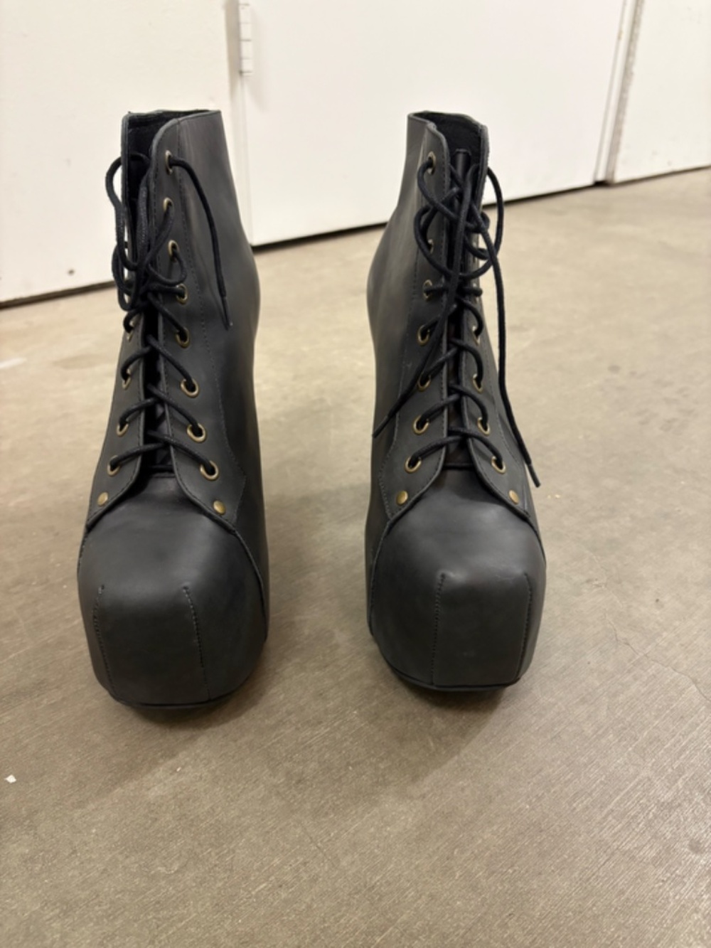 Jeffrey Campbell Lita platform lace-up boots - Picture 6 of 8